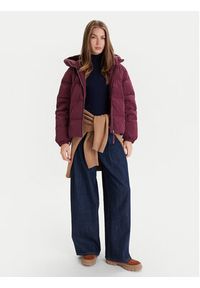 United Colors of Benetton - United Colors Of Benetton Kurtka puchowa 22T6DN086 Fioletowy Regular Fit. Kolor: fioletowy. Materiał: syntetyk #4