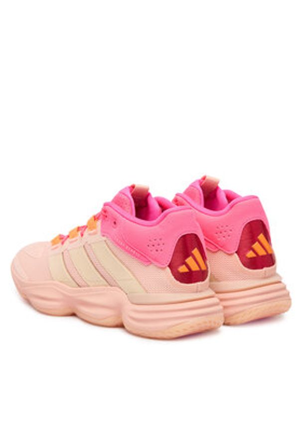 Adidas - adidas Buty halowe Court Stabil JR9543 Różowy. Kolor: różowy. Materiał: materiał