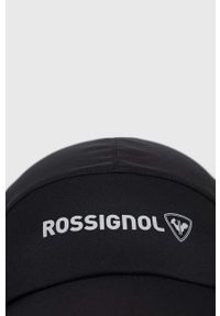 Rossignol czapka z daszkiem kolor czarny z nadrukiem. Kolor: czarny. Materiał: materiał. Wzór: nadruk #3
