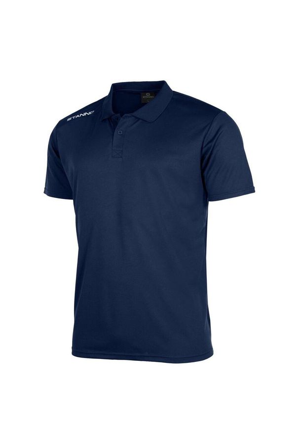 STANNO - Koszulka polo dla dzieci Stanno Field. Typ kołnierza: polo. Kolor: niebieski. Materiał: poliester. Styl: klasyczny