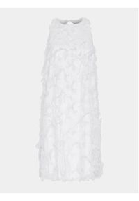YAS Sukienka koktajlowa Dio 26033735 Biały Loose Fit. Kolor: biały. Materiał: syntetyk. Styl: wizytowy
