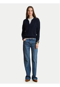 Lauren Ralph Lauren - LAUREN RALPH LAUREN Sweter 200P14056003 Granatowy Regular Fit. Kolor: niebieski. Materiał: syntetyk #9