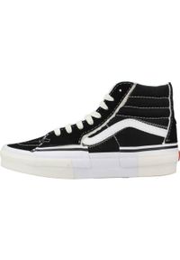 Tenisówki Vans Model Sk8-hi Reconstruct Kolor Czarny. Kolor: czarny. Materiał: tkanina, skóra