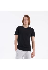 House - Koszulka slim fit Basic - Czarny. Kolor: czarny
