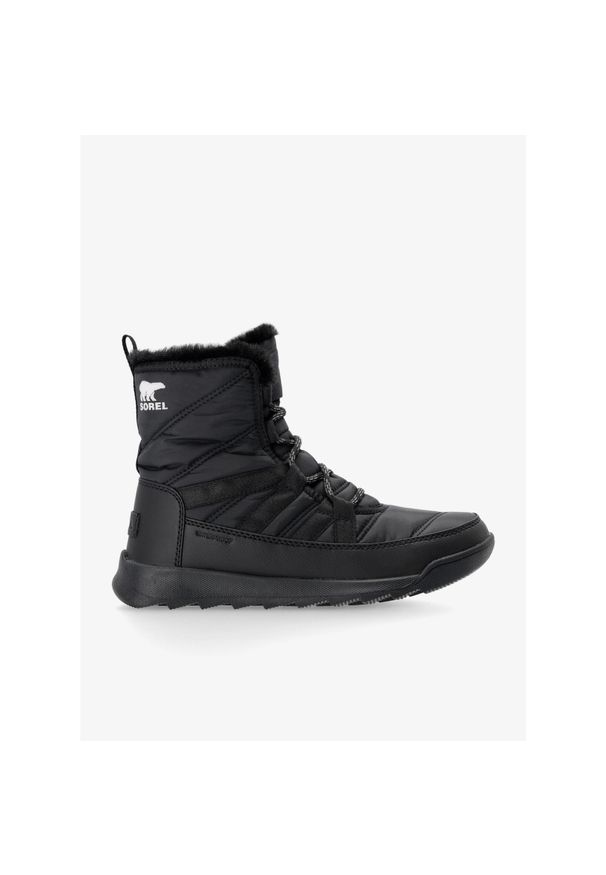 sorel - Buty zimowe damskie Sorel Whitney II Plus Lace WP. Kolor: czarny. Sezon: zima. Styl: sportowy