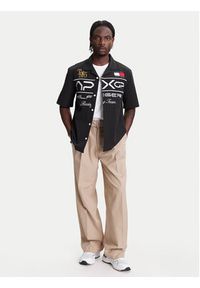 TOMMY HILFIGER - Tommy Hilfiger Koszula F1 Movie Racing MW0MW41376 Czarny Regular Fit. Kolor: czarny. Materiał: syntetyk #5