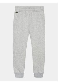Lacoste Spodnie dresowe XJ9728 Szary Regular Fit. Kolor: szary. Materiał: bawełna #1