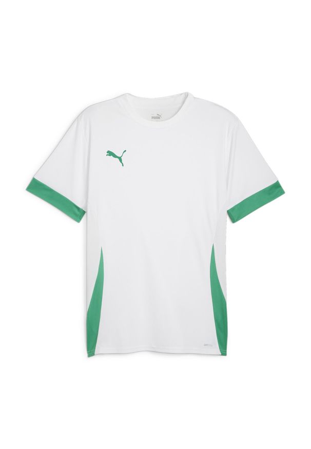 Koszulka męska Puma teamGoal Matchday Jersey biało-zielona 705747 15 ROZMIAR 2XL. Kolor: zielony. Materiał: jersey. Sport: piłka nożna