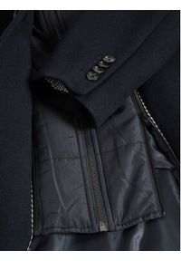 Matinique Płaszcz wełniany 30206267 Granatowy Regular Fit. Kolor: niebieski. Materiał: wełna #3