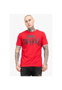 T-shirt o klasycznym kroju Lonsdale Logo. Kolor: czarny, czerwony, wielokolorowy #1