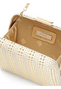 Kazar - Złota kopertówka damska. Kolor: złoty. Styl: wizytowy, klasyczny #2