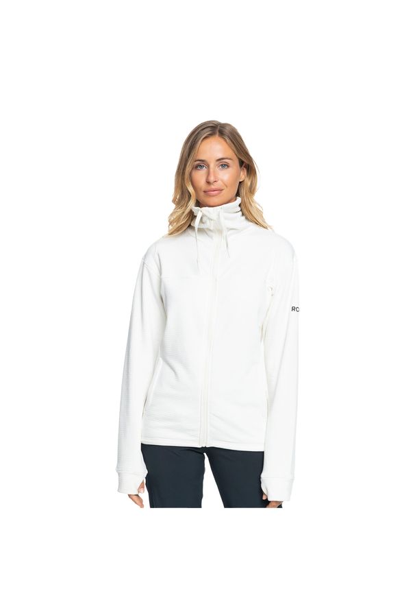 Roxy - Bluza damska ROXY Vertere Full Zip. Kolor: biały