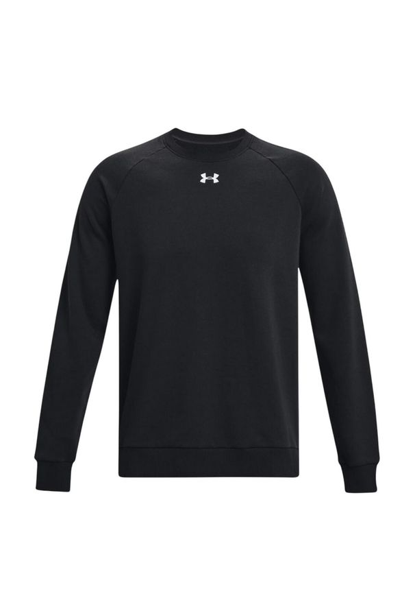 Under Armour - Bluza Męska Polar Dekolt W Szpic. Kolor: czarny. Materiał: polar