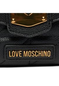 Love Moschino - LOVE MOSCHINO Torebka JC4047PP1ILI0000 Czarny. Kolor: czarny. Materiał: skórzane