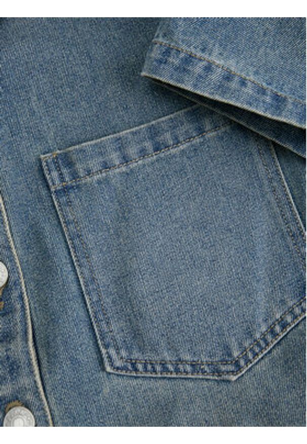 JJXX Sukienka jeansowa 12273029 Niebieski Regular Fit. Kolor: niebieski. Materiał: bawełna