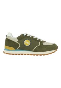 Buty do chodzenia męskie Colmar Travis Block. Zapięcie: sznurówki. Kolor: żółty, wielokolorowy, zielony. Materiał: guma, skóra, tkanina, materiał, syntetyk. Szerokość cholewki: normalna. Sport: turystyka piesza