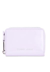 Tommy Jeans Mały Portfel Damski Tjw Ess Must Small Za Patent AW0AW15935 Fioletowy. Kolor: fioletowy. Materiał: skóra