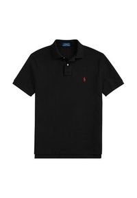 Polo Ralph Lauren Polo Core Replen 710782592 Czarny Custom Slim Fit. Typ kołnierza: polo. Kolor: czarny. Materiał: bawełna #4