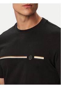BOSS T-Shirt C-Taut 41 50565785 Czarny Regular Fit. Kolor: czarny. Materiał: bawełna #3