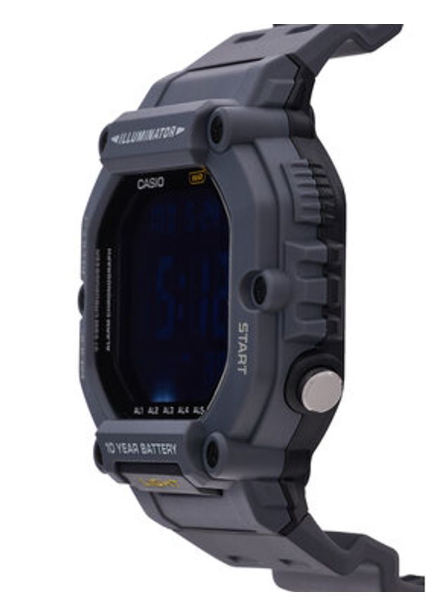 Casio Zegarek AE-1600H-8BVEF Czarny. Kolor: czarny. Materiał: syntetyk