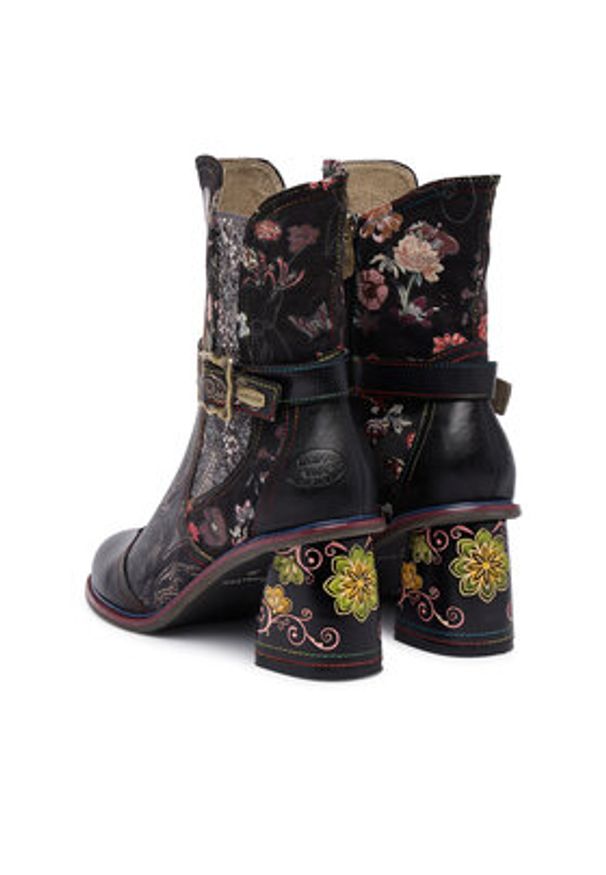 Laura Vita Botki Evcao 82 Czarny. Kolor: czarny. Materiał: skóra