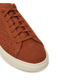 BOSS Sneakersy 50542092 Brązowy. Kolor: brązowy. Materiał: skóra