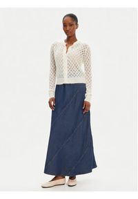 Munthe Kardigan Perl 252162025274 Beżowy Regular Fit. Kolor: beżowy. Materiał: syntetyk #3