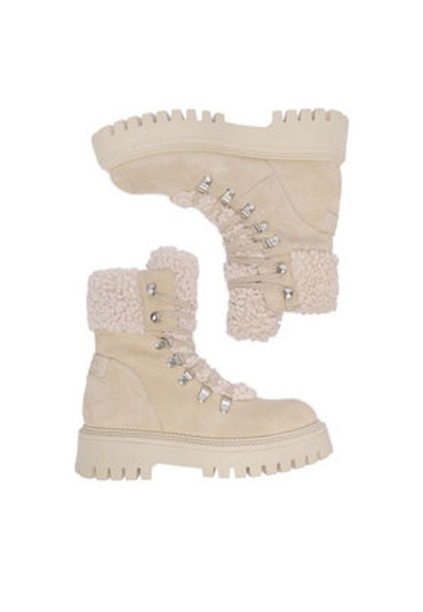 G-Star RAW - G-Star Raw Trzewiki EO-UFUK-8003-25 Beżowy. Kolor: beżowy. Materiał: skóra, zamsz