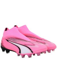 Puma - Buty piłkarskie PUMA Ultra Match + LL FG/AG. Kolor: różowy. Sport: piłka nożna