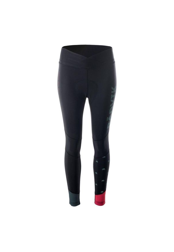 RADVIK - Damskie Legginsy Sportowe. Kolor: czarny, niebieski, czerwony, wielokolorowy. Sport: turystyka piesza