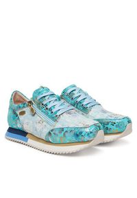 Laura Vita Sneakersy Delphine 06 Granatowy. Kolor: niebieski. Materiał: skóra #3