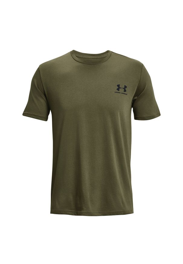 Under Armour - Koszulka męska treningowa UNDER ARMOUR UA SPORTSTYLE LC SS. Kolor: zielony. Sport: turystyka piesza