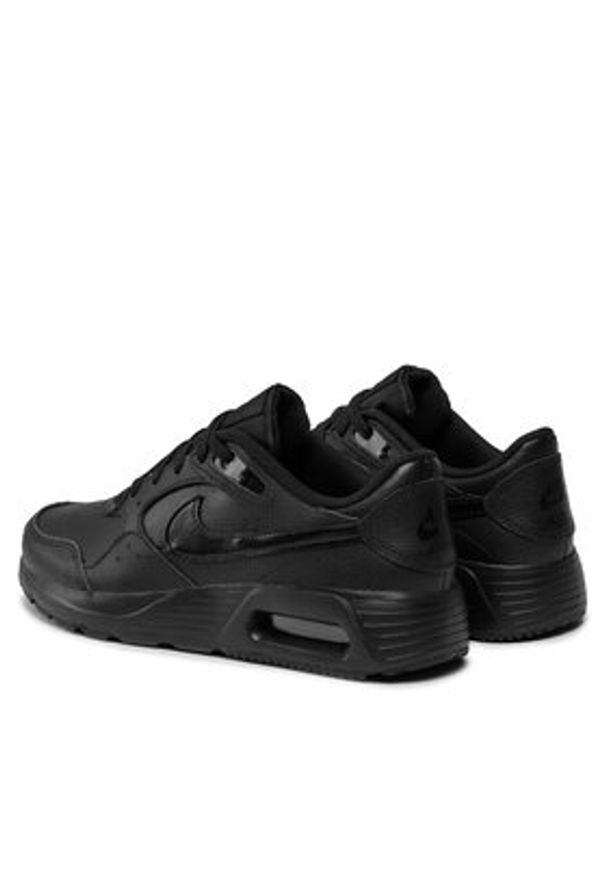 Nike Sneakersy Air Max Sc Lea DH9636-001 Czarny. Kolor: czarny. Materiał: skóra. Model: Nike Air Max