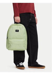 Vans Plecak Old Skool Check VN000H4XCLH1 Zielony. Kolor: zielony. Materiał: materiał #5