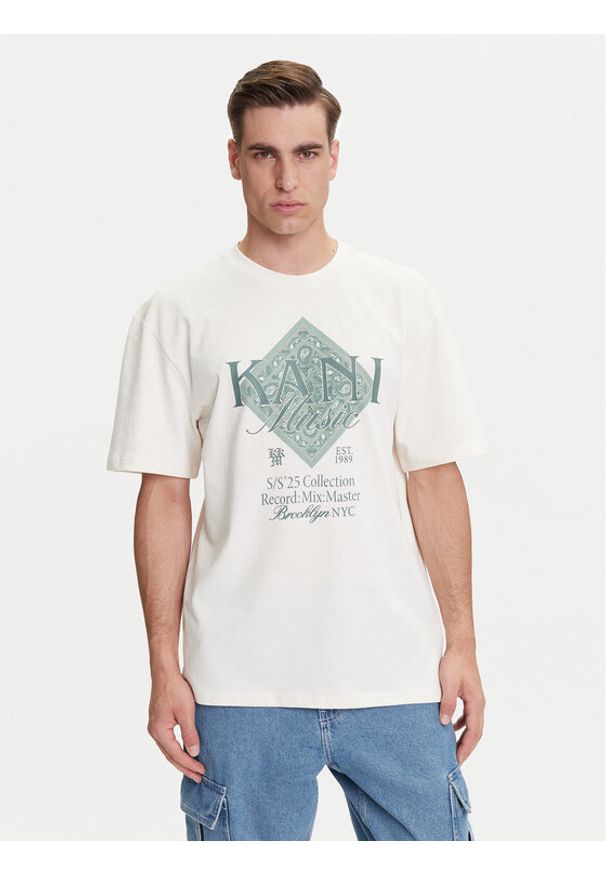 Karl Kani T-Shirt PD00005356 Biały Relaxed Fit. Kolor: biały. Materiał: bawełna