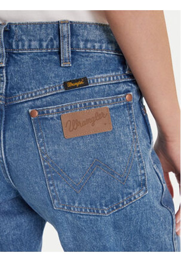 Wrangler Jeansy Cowboy 112371112 Niebieski Straight Fit. Kolor: niebieski