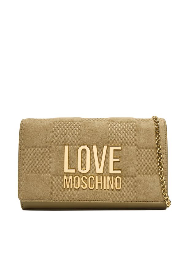 Love Moschino - Torebka LOVE MOSCHINO. Kolor: beżowy