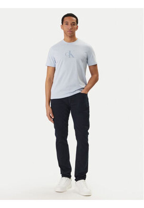 Calvin Klein Jeansy LV04RF930G Czarny Slim Taper Fit. Kolor: czarny