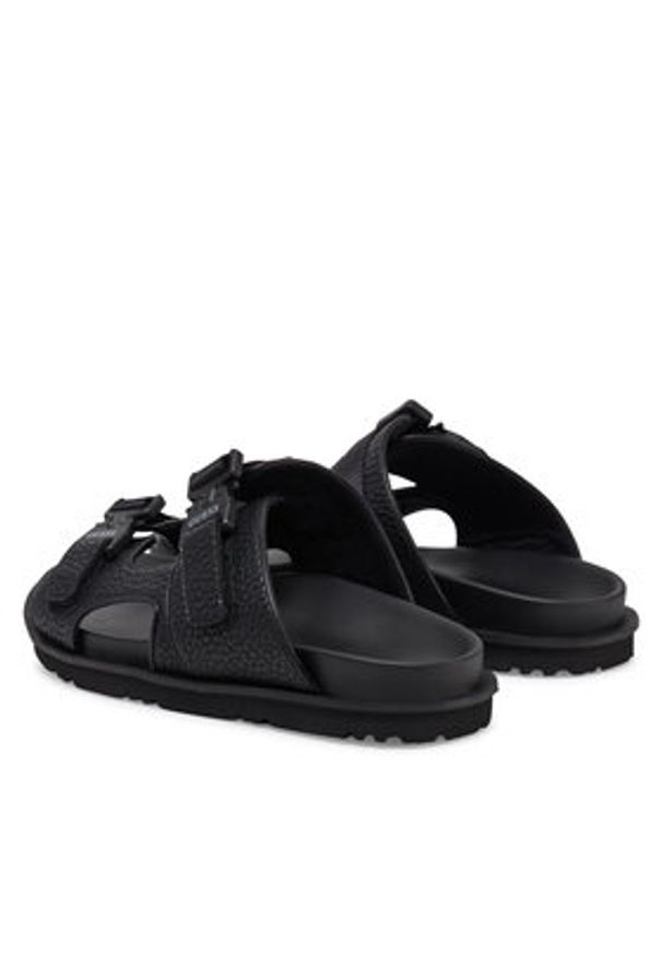Guess Klapki FMJBAH ELE03 Czarny. Kolor: czarny. Materiał: skóra