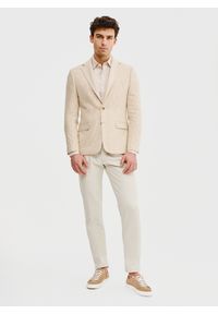 Pako Lorente - PAKO LORENTE - Jasna marynarka męska w pepitkę. Materiał: poliester, elastan, wiskoza. Sezon: wiosna #6