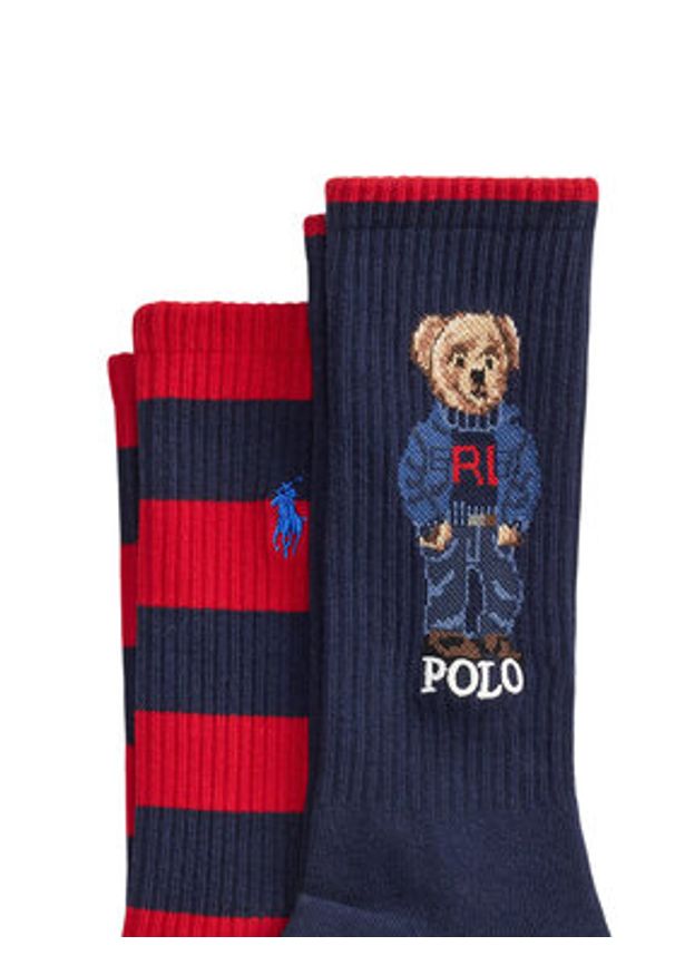 Polo Ralph Lauren Skarpety długie 449P11915001 Granatowy. Kolor: niebieski. Materiał: bawełna
