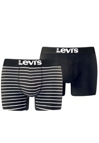 Levi's® Komplet 2 par bokserek 905011001 Czarny. Kolor: czarny. Materiał: bawełna