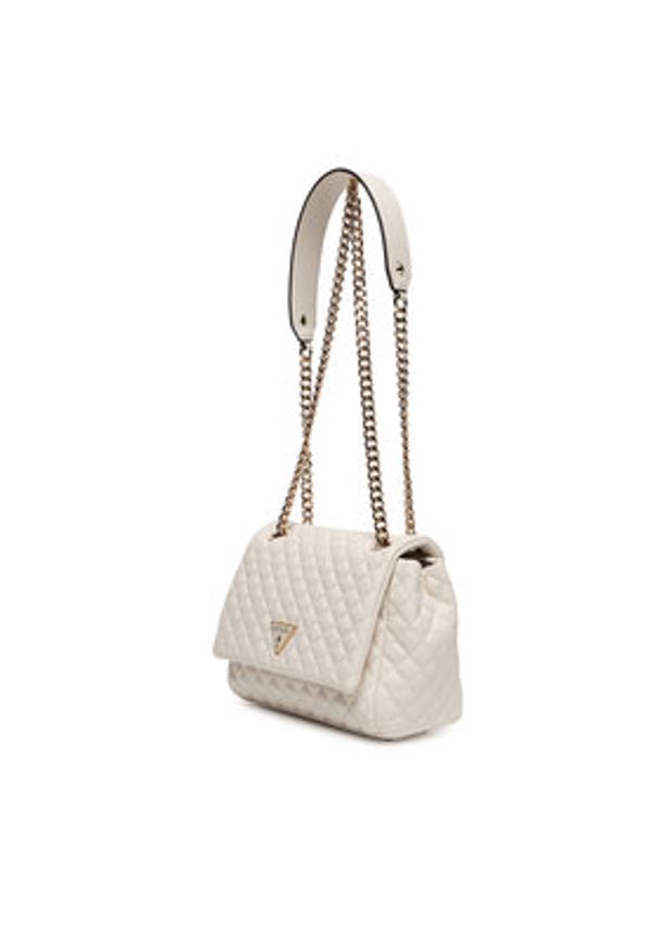 Guess Torebka Everlee HWQG86 79210 Biały. Kolor: biały. Materiał: skórzane