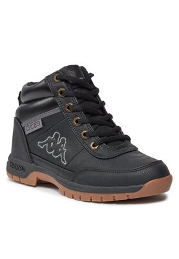 Kappa Trekkingi Bright Mid T 260239T Czarny. Kolor: czarny. Materiał: skóra