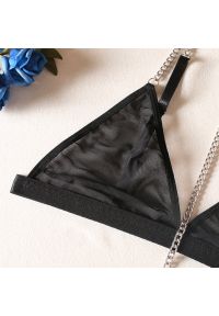 Intica - Komplet bielizny z łańcuszkami na wyjątkowe okazje Jae. Kolor: czerwony. Materiał: tkanina, materiał. Wzór: aplikacja #3