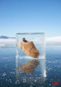 Renee - Jasnobrązowe Śniegowce z Futrzanym Ociepleniem na Platformie Reiandea. Kolor: brązowy. Materiał: futro. Obcas: na platformie #1