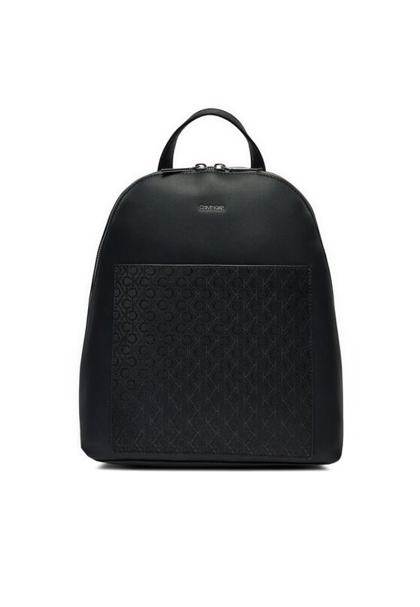 Calvin Klein Plecak Ck Must Dome Backpack_Mono K60K612888 Czarny. Kolor: czarny. Materiał: skóra