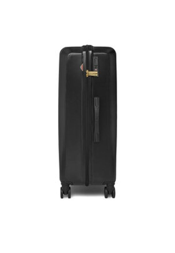 Nine West Walizka duża CEO-NW-L-003-09 BLACK Czarny. Kolor: czarny
