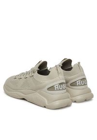 Hugo - HUGO Sneakersy Leon 50541684 Beżowy. Kolor: beżowy. Materiał: materiał #4