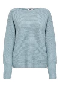 only - ONLY Sweter 15168705 Niebieski Regular Fit. Kolor: niebieski. Materiał: syntetyk #4